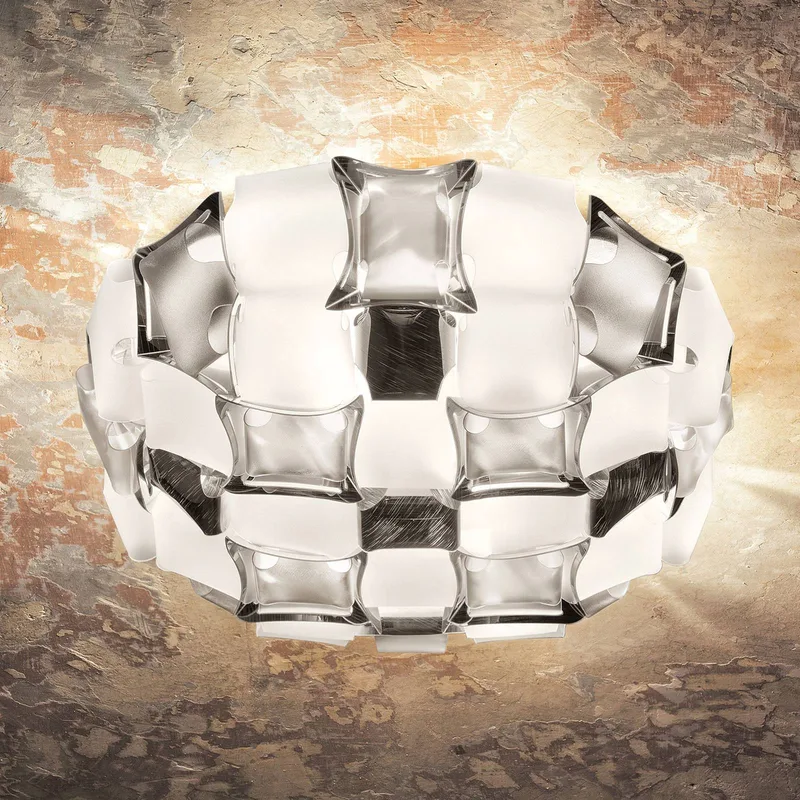 Mida plafondlamp, Ø 67 cm, platina/wit by Slamp in Platina, White – product photo