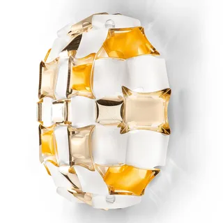Mida wandlamp, 32x32 cm amber/wit by Slamp in Amber, White – product photo 1 of 5