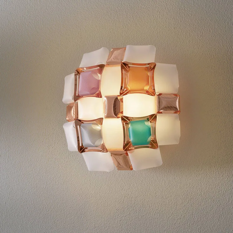 Mida wandlamp, 32x32 cm bont/wit fra Slamp i Flerfarvet, Hvid – produktbillede