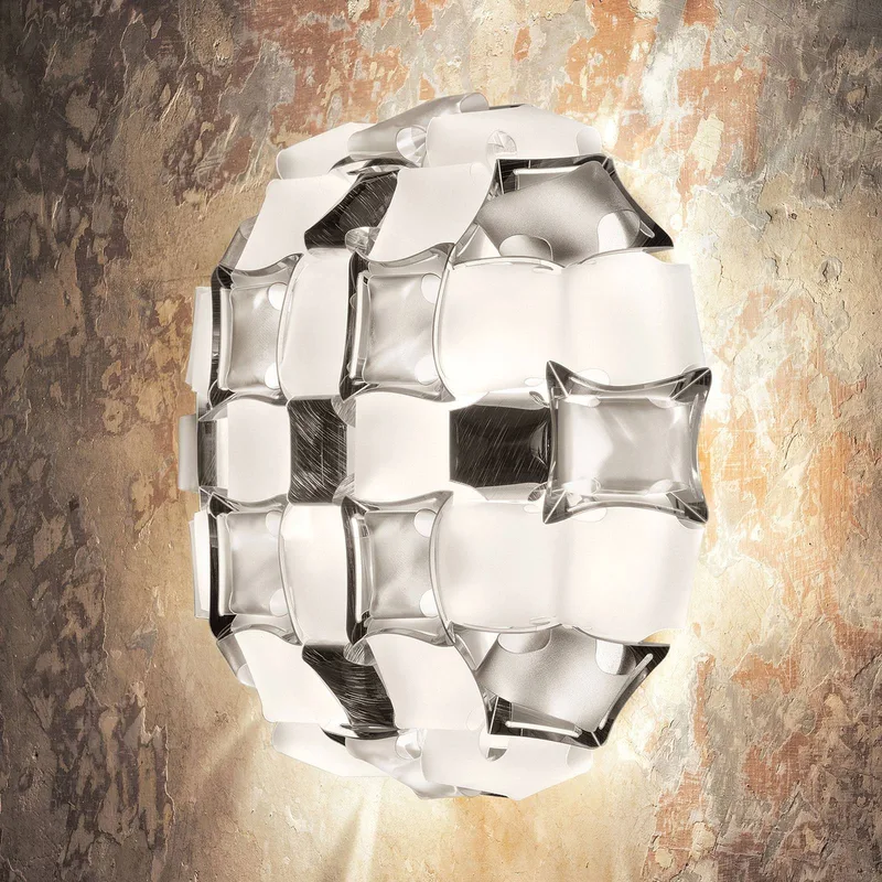 Mida wandlamp, 32x32 cm platina/wit by Slamp in Platina, White – product photo