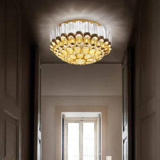 Odeon plafondlamp, Ø 65 cm fra Slamp i Guld – produktbillede 2 af 3