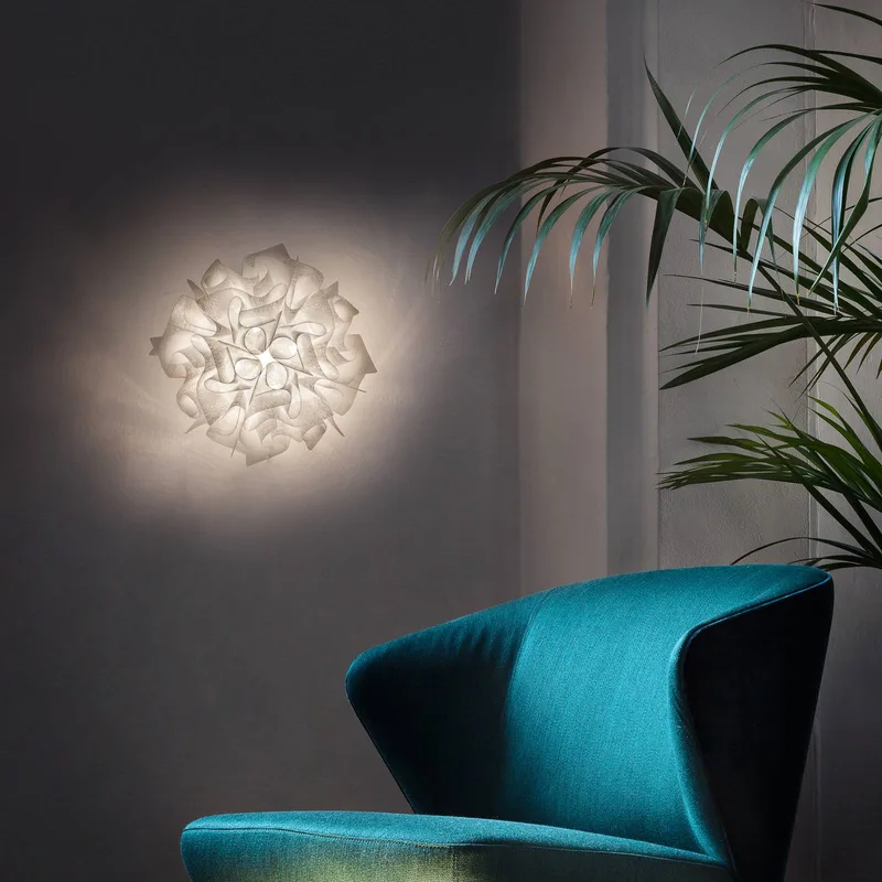 Veli Couture medium plafondlamp Ø53 cm van Slamp in Wit – productfoto 5 van 5