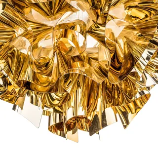 Veli design-hanglamp, Ø 42cm van Slamp in Goud – productfoto 5 van 5
