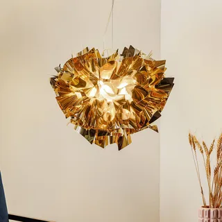 Veli design-hanglamp, Ø 42cm van Slamp in Goud – productfoto 1 van 5