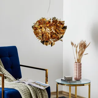 Veli design-hanglamp, Ø 42cm van Slamp in Goud – productfoto 3 van 5