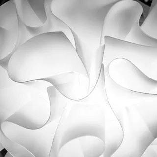 Veli - design-hanglamp, Ø 42cm, opaal de Slamp en Blanc – photo du produit 3 sur 5