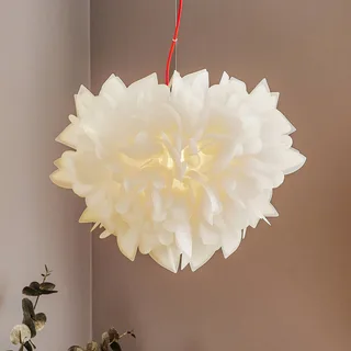 Veli Foliage hanglamp wit-rood Ø 45 cm by Slamp in White, Red – product photo 1 of 5