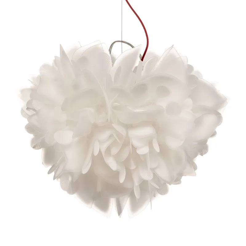 Veli Foliage hanglamp wit-rood Ø 45 cm by Slamp in White, Red – product photo 5 of 5