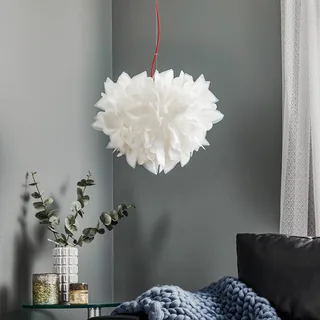 Veli Foliage hanglamp wit-rood Ø 45 cm by Slamp in White, Red – product photo 3 of 5