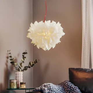 Veli Foliage hanglamp wit-rood Ø 45 cm by Slamp in White, Red – product photo 2 of 5