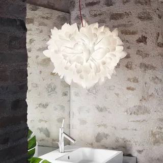 Veli Foliage hanglamp wit-rood Ø 55 cm by Slamp in White, Red – product photo 2 of 5
