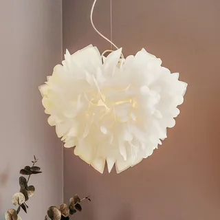 Veli Foliage hanglamp, wit-transparant, Ø 45 cm de Slamp en Blanc, Transparent – photo du produit 1 sur 5