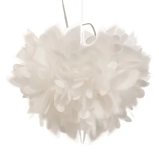 Veli Foliage hanglamp, wit-transparant, Ø 45 cm de Slamp en Blanc, Transparent – photo du produit 5 sur 5