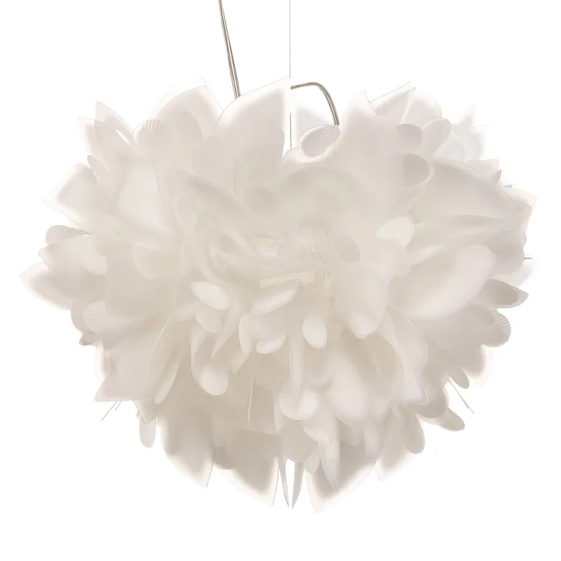 Veli Foliage hanglamp, wit-transparant, Ø 45 cm de Slamp en Blanc, Transparent – photo du produit 5 sur 5