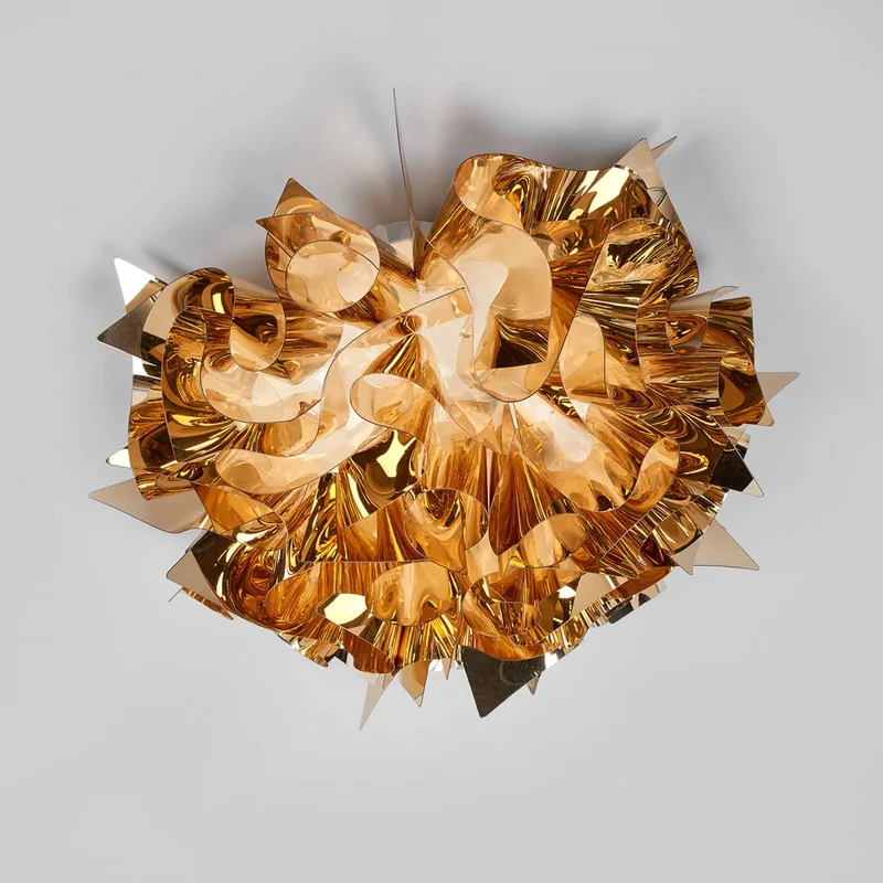 Veli Medium design-plafondlamp Ø 53cm by Slamp in Gold – product photo 2 of 4