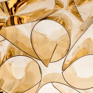 Veli Mini design-plafondlamp Ø 32cm by Slamp in Gold – product photo 5 of 5