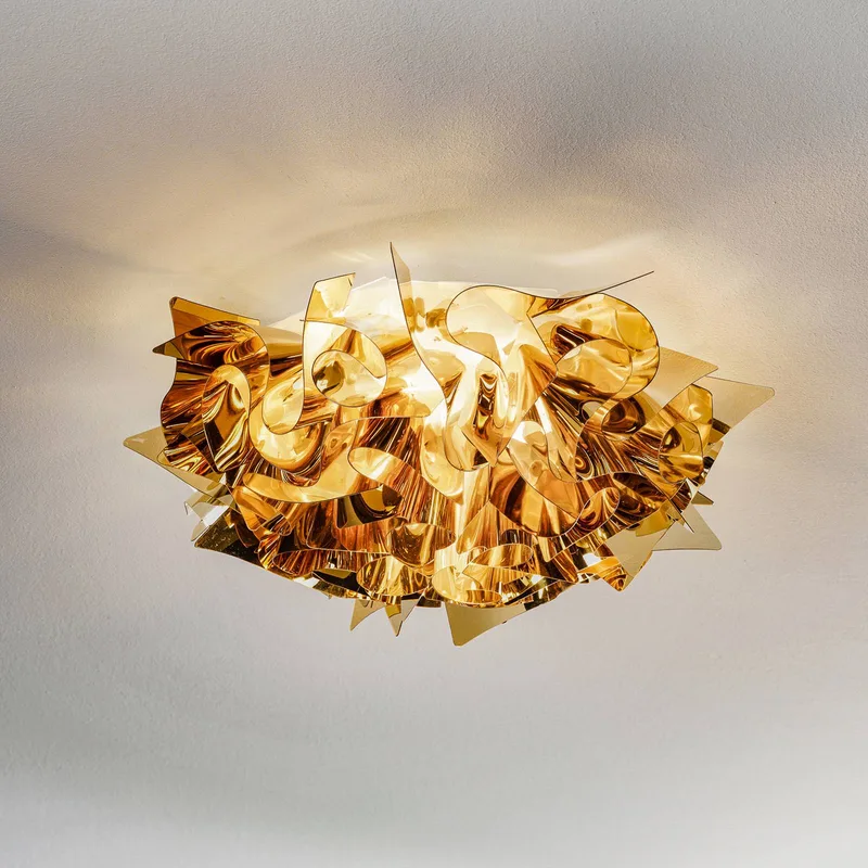 Veli Mini design-plafondlamp Ø 32cm by Slamp in Gold – product photo 2 of 5