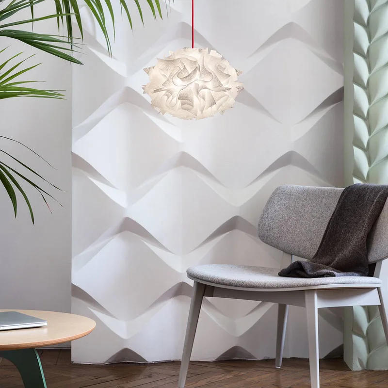 Veli Mini Single Couture hanglamp by Slamp in White – product photo 2 of 3