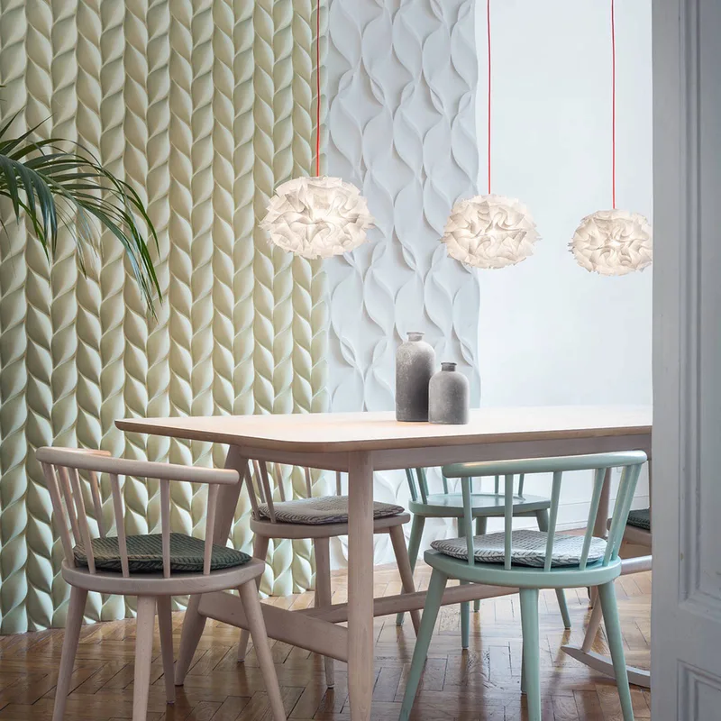 Veli Mini Single Couture hanglamp by Slamp in White – product photo 3 of 3