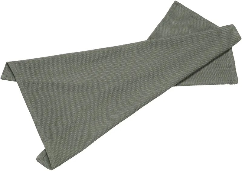 Bastian Diamond Theedoek 70 x 50 cm Olijfgroen by Södahl in Olive green – product photo