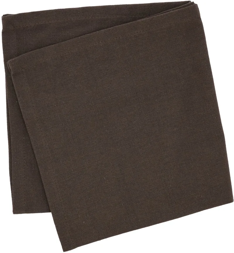 Bastian Stoffen servet 45 x 45 cm van Södahl in Coffee Bean – productfoto