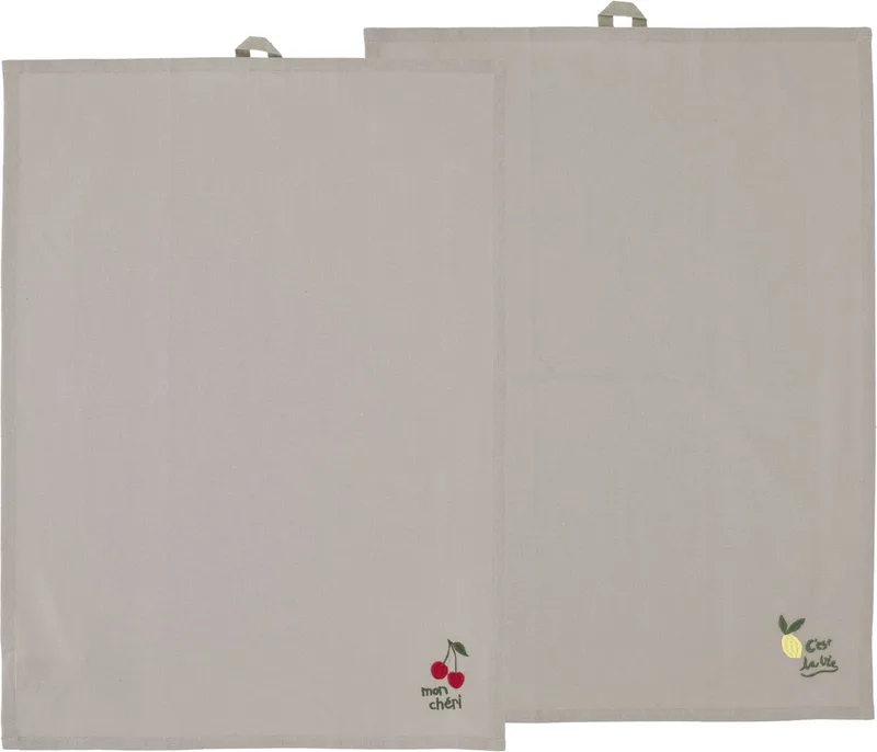 Bistro Theedoek 50 x 70 cm 2 stuks by Södahl in Green – product photo
