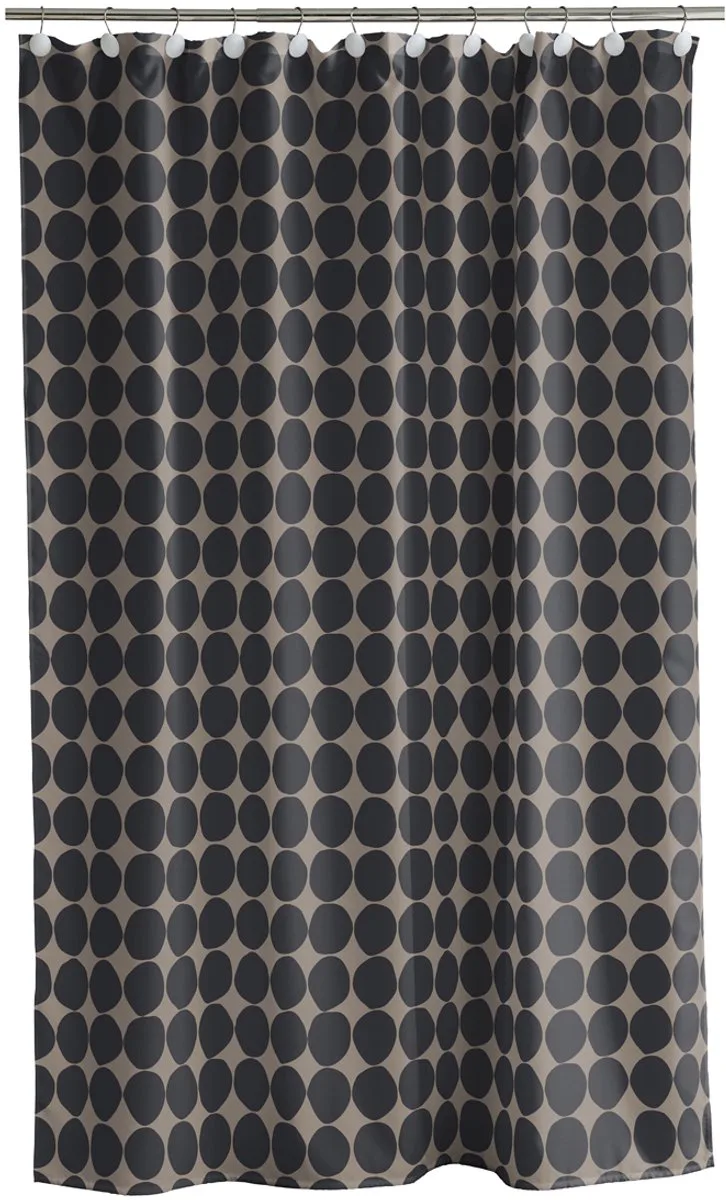 Bubbles Douchegordijn 180 x 200 cm by Södahl in Taupe – product photo