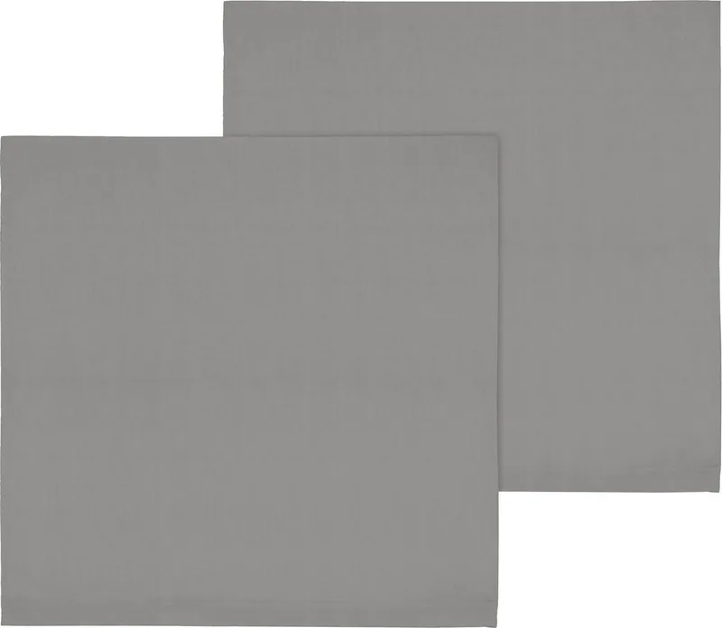Calm Kussenhoes 60 x 63 cm 2 stuks Grå de Södahl en Stone Grey – photo du produit