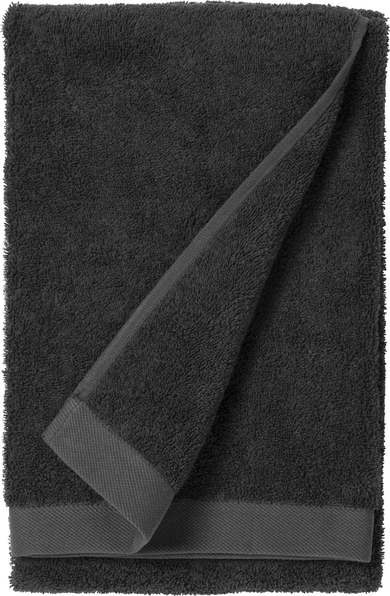 Comfort organic Handdoek 70 x 140 cm by Södahl in Black – product photo