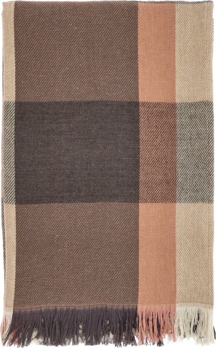 Embrace Plaid 130 x 170 cm by Södahl in Coffee brown – product photo