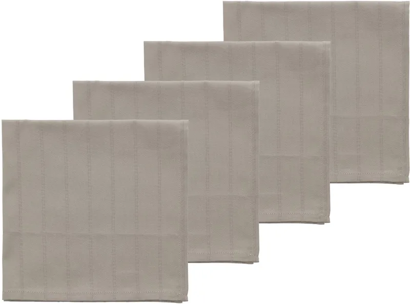 Essence – Suite One Stoffen servetten 45 x 45 cm 4 stuks by Södahl in Nature – product photo