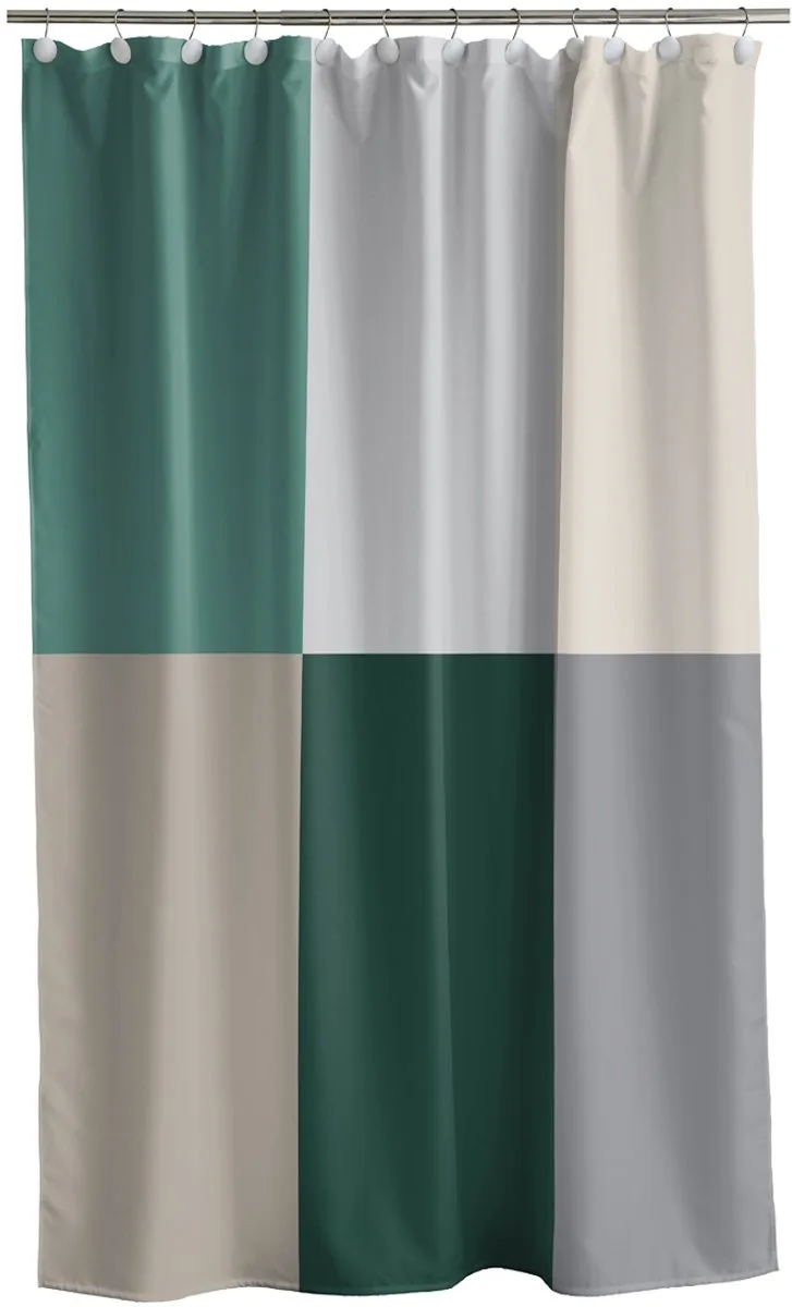Fusion Douchegordijn 180 x 200 cm by Södahl in Sea Green – product photo