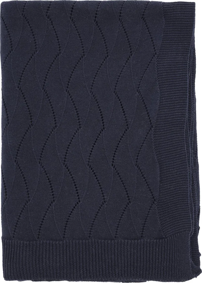 Gentle Plaid 130 x 170 cm by Södahl in Navy blue – product photo