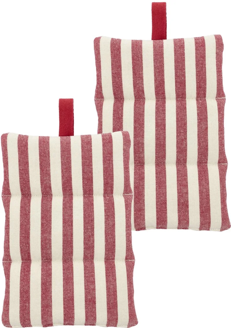 Harmony Pannenlappen 15 x 23 cm 2 stuks by Södahl in Red – product photo