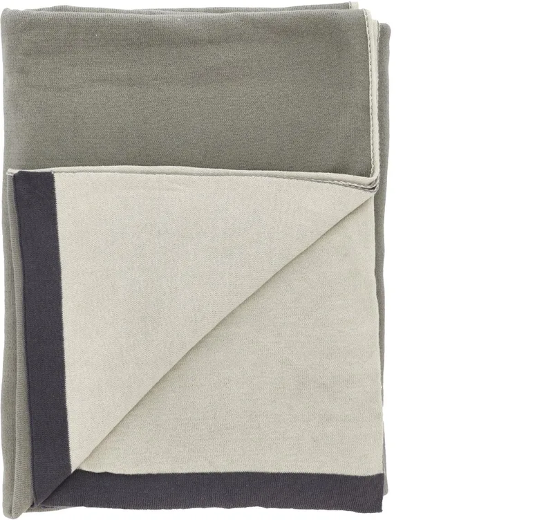 Impression Plaid 130 x 170 cm Kaki by Södahl in Khaki – product photo