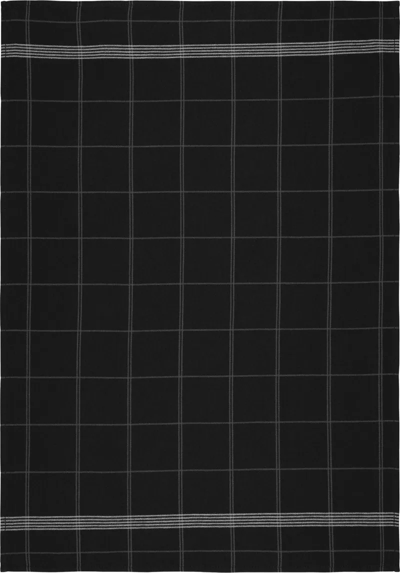 Minimal Theedoek 50 x 70 cm van Södahl in Black – productfoto
