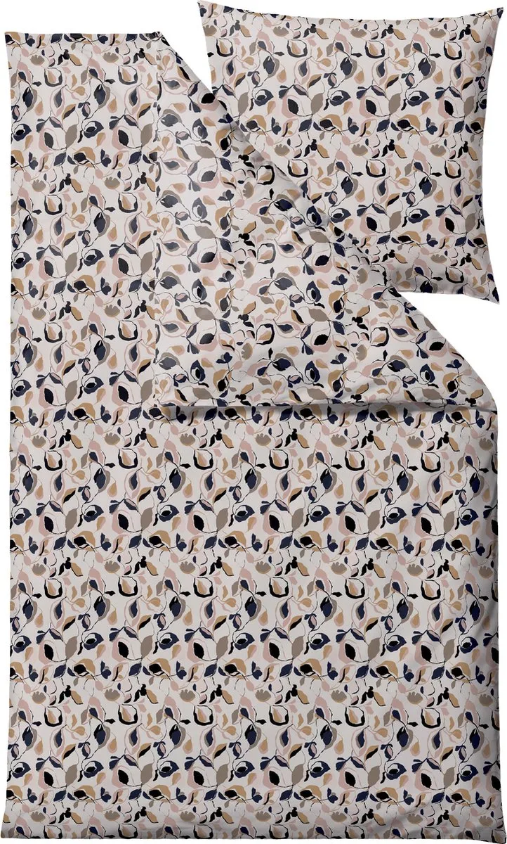 organic Abstract Beddengoed 135 x 200 cm by Södahl in Rose – product photo
