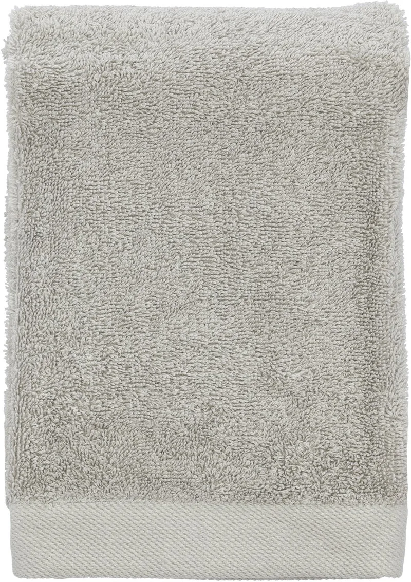 organic Comfort Handdoek 50 x 100 cm by Södahl in Light Grey – product photo