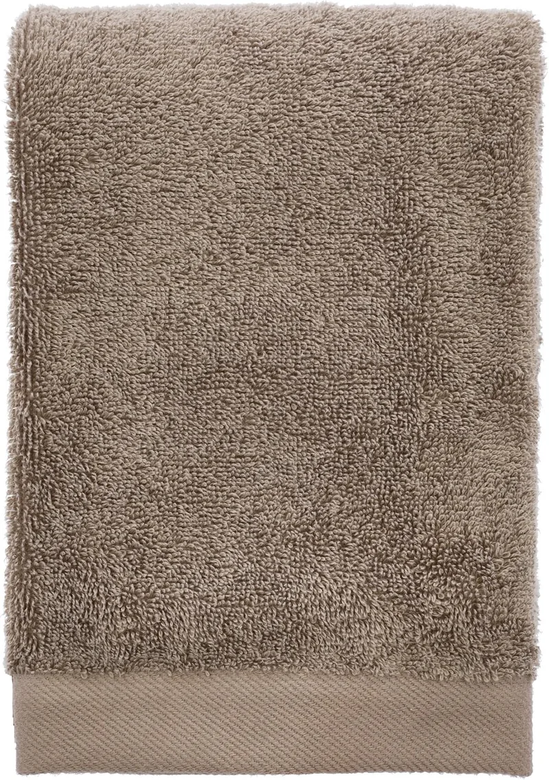 organic Comfort Handdoek 50 x 100 cm by Södahl in Taupe – product photo
