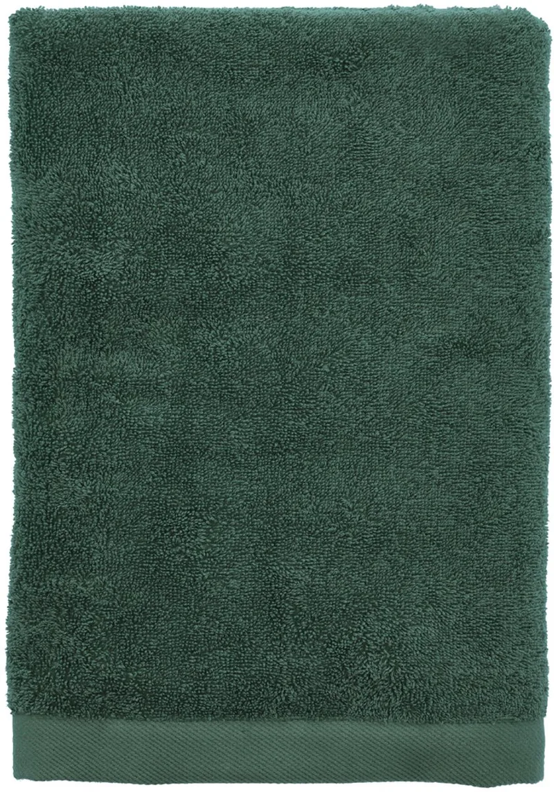 organic Comfort Handdoek 70 x 140 cm by Södahl in Forest green – product photo
