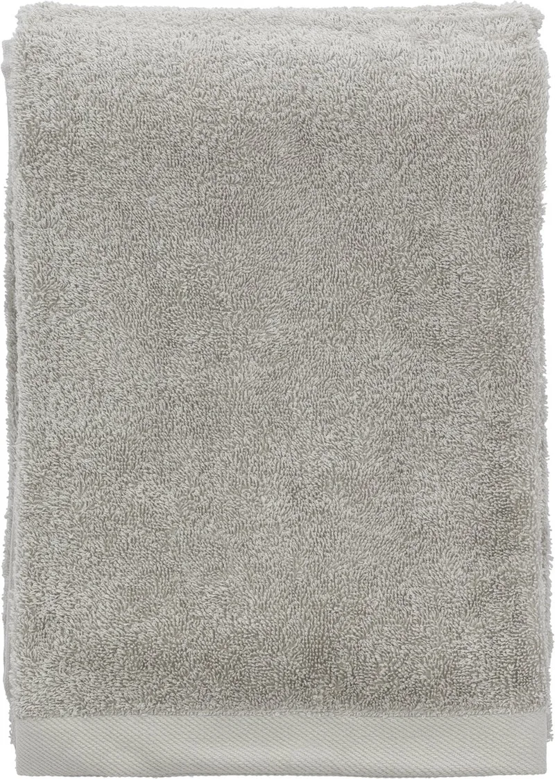 organic Comfort Handdoek 70 x 140 cm by Södahl in Light Grey – product photo