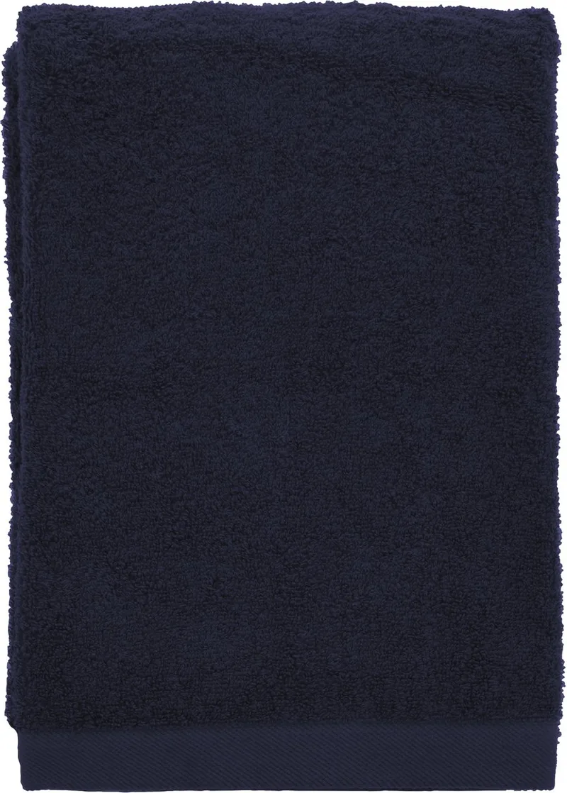organic Comfort Handdoek 70 x 140 cm by Södahl in Navy blue – product photo