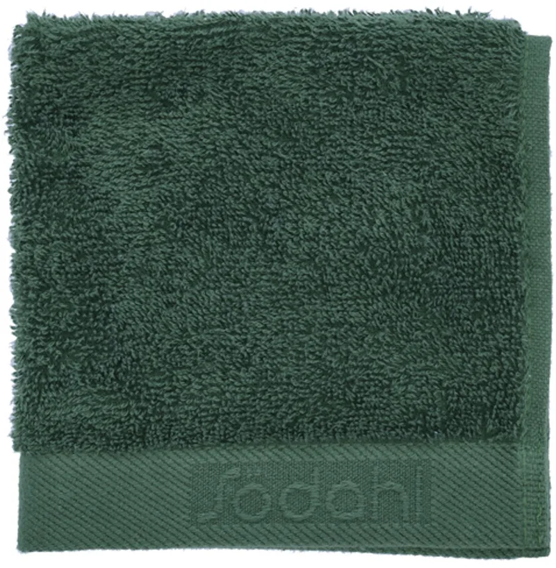 organic Comfort Waslap 30 x 30 cm by Södahl in Forest green – product photo
