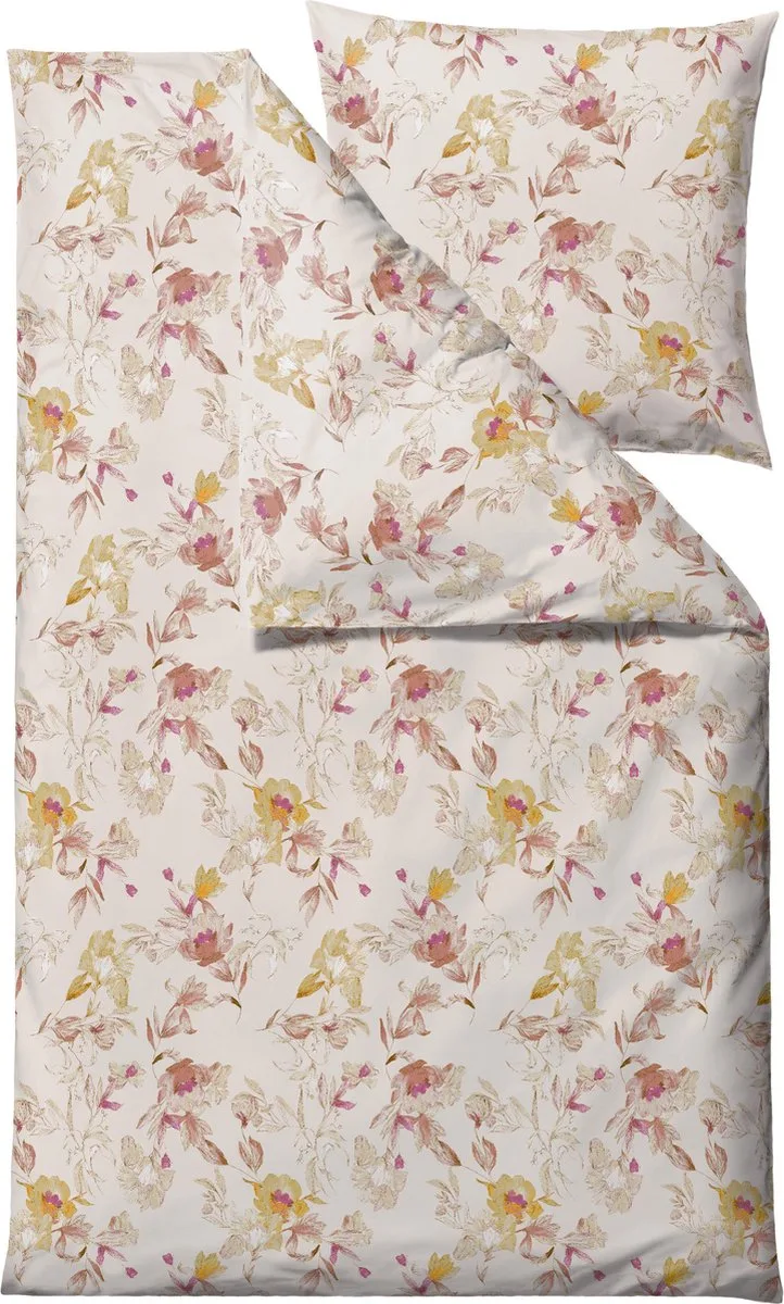 organic Flower burst Beddengoed 135 x 200 cm von Södahl in Dusty cedar – Produktfoto