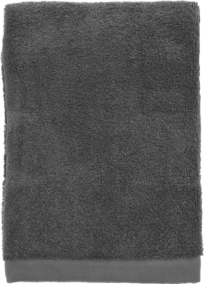 organic Handdoek Handdoek 70 x 140 cm von Södahl in Ash – Produktfoto