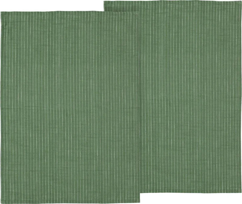 organic Line Theedoek 50 x 70 cm 2 stuks by Södahl in Green – product photo