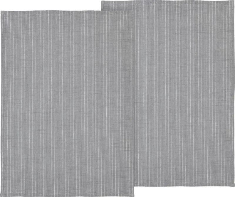 organic Line Theedoek 50 x 70 cm 2 stuks by Södahl in Stone Grey – product photo