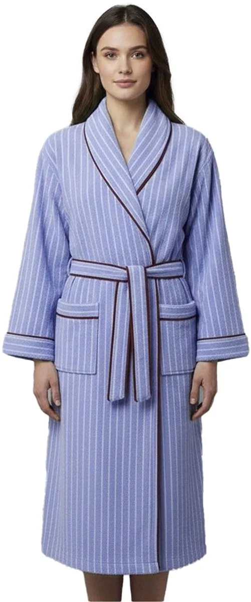 organic Weekend Stories – Suite One Badjas S/M by Södahl in Sky Blue – product photo