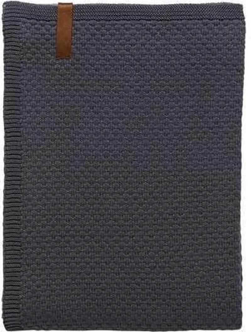 plaid 170 x 130 cm van Södahl in China Blue – productfoto