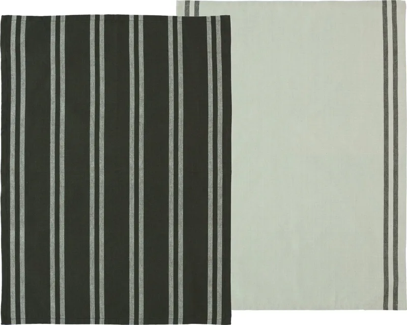 Soft Theedoek 50 x 70 cm 2 stuks by Södahl in Forest green – product photo